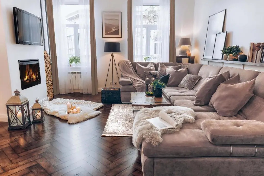 Scandinavian style of Lux Apartments in Lviv