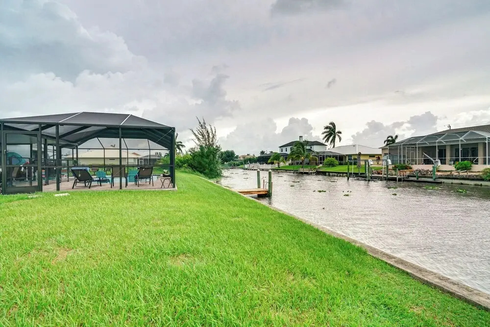 Canalfront Cape Coral Home: Fish, Swim & Lounge!
