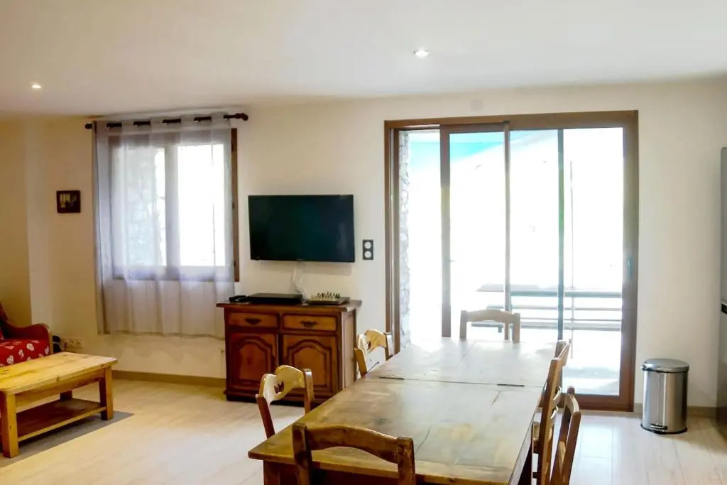 Maison de 2 chambres avec jardin amenage et wifi a Valloire a 1 km des pistes