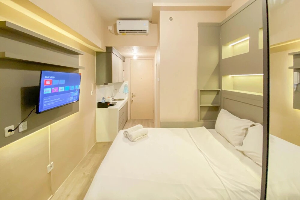 Simply and Good Deal Studio Tokyo Riverside PIK 2 Apartment By Travelio