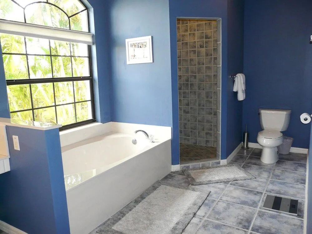 Waterfront home on key lot with pool, spa and views