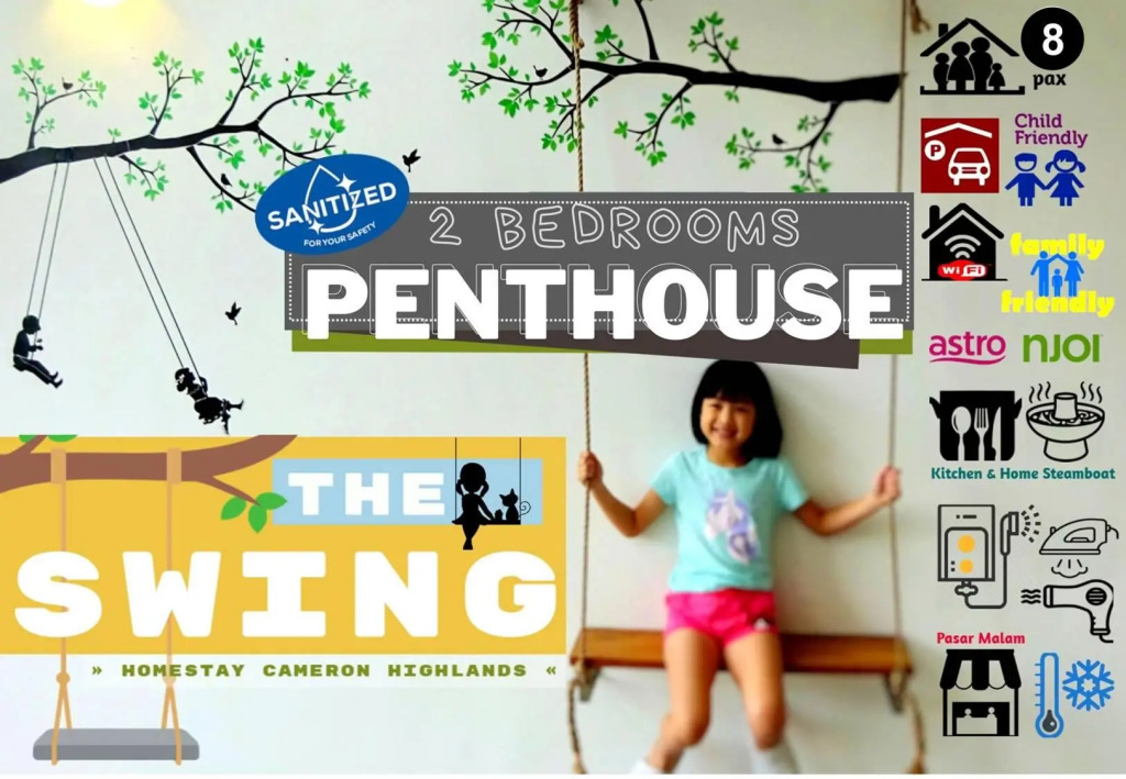 THE SWING@2BR-PENTHOUSE #Night Market Cameron