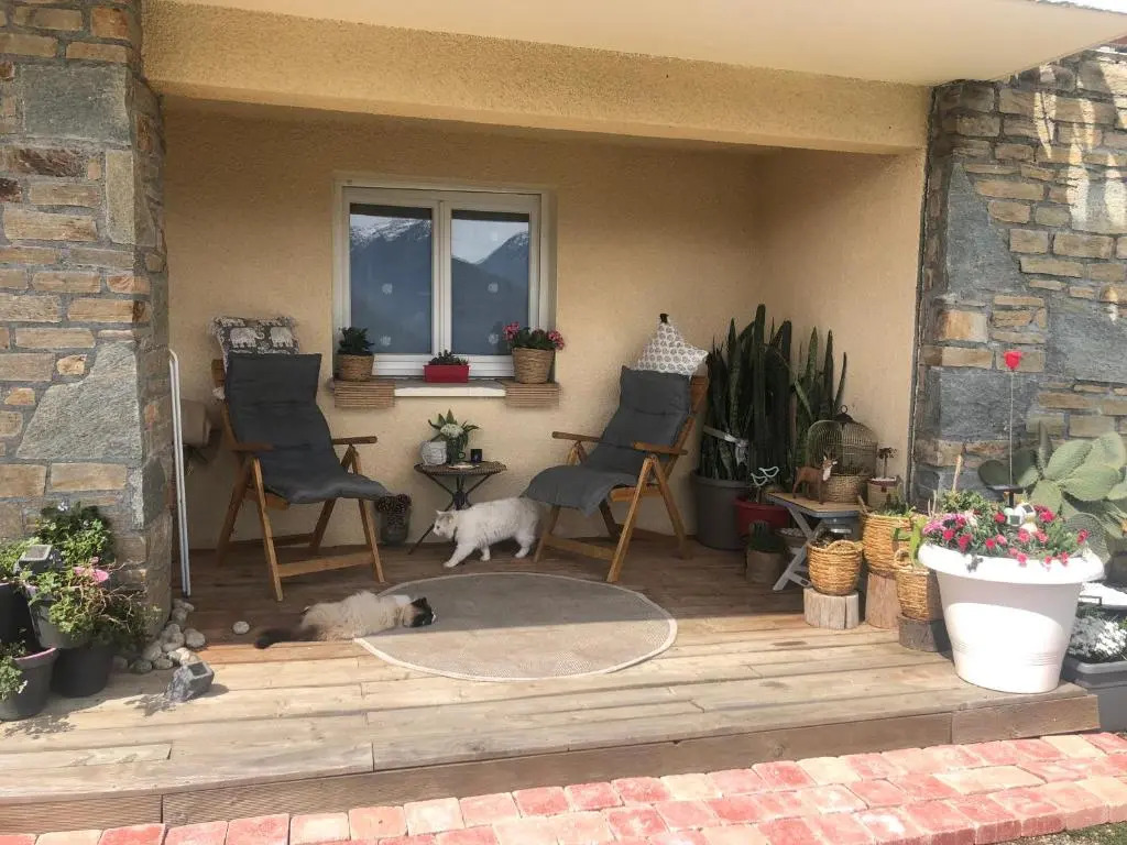 35m2 Hauts d'Albertville Terrasse avec Vue
