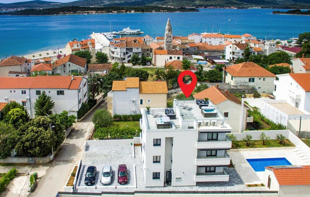 Amazing Home in Turanj with Outdoor Swimming Pool, Hot Tub & Sauna