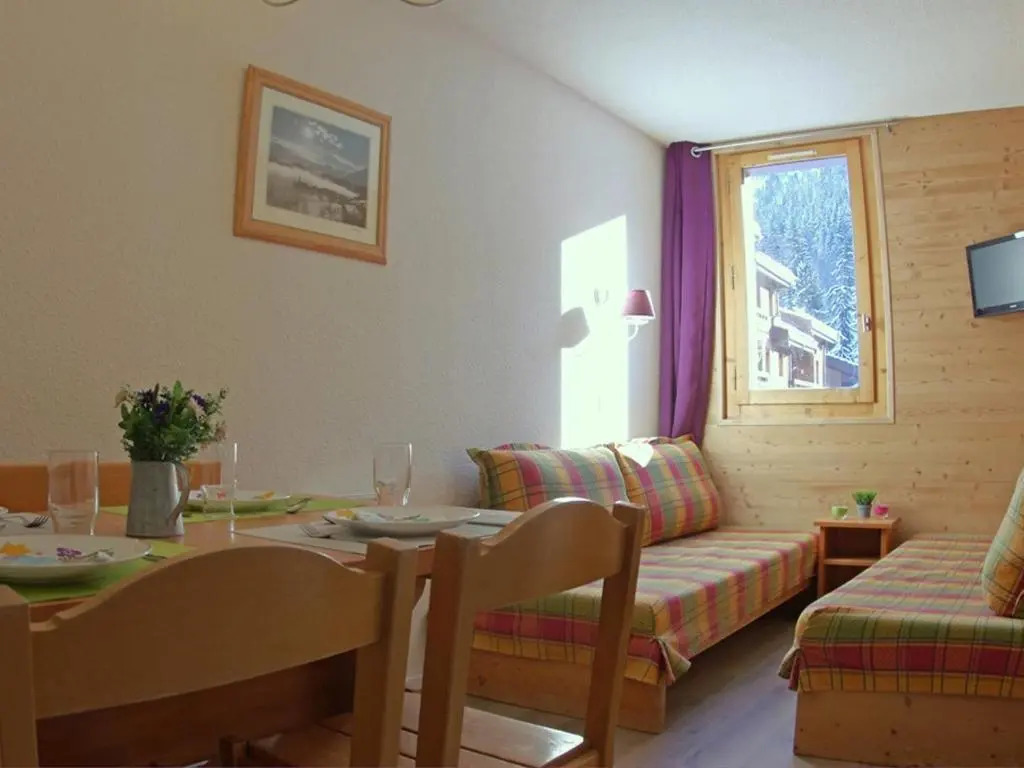 Studio divisible pour 4 pers avec terrasse, casier à skis à Valmorel - FR-1-291-757