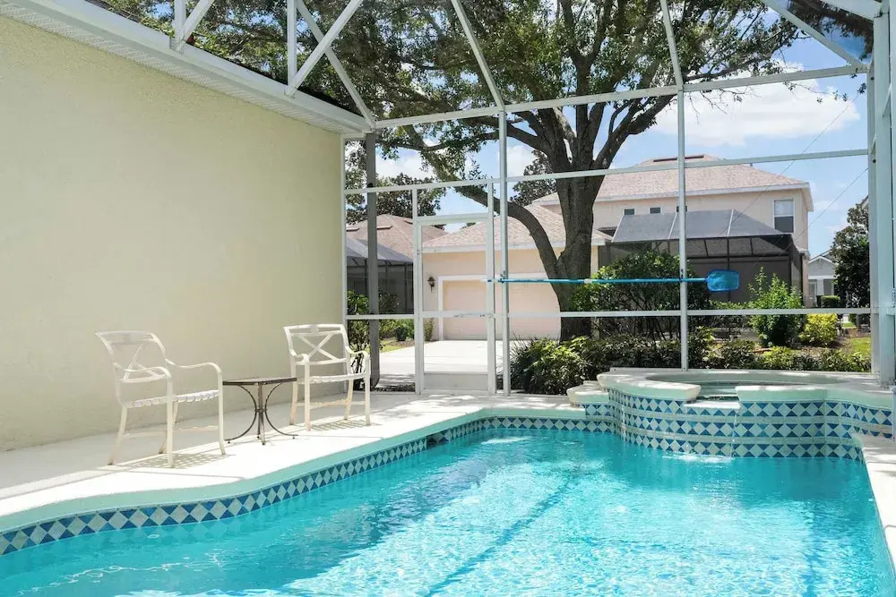 Family Villa w Pool Spa Game Room Near Disney