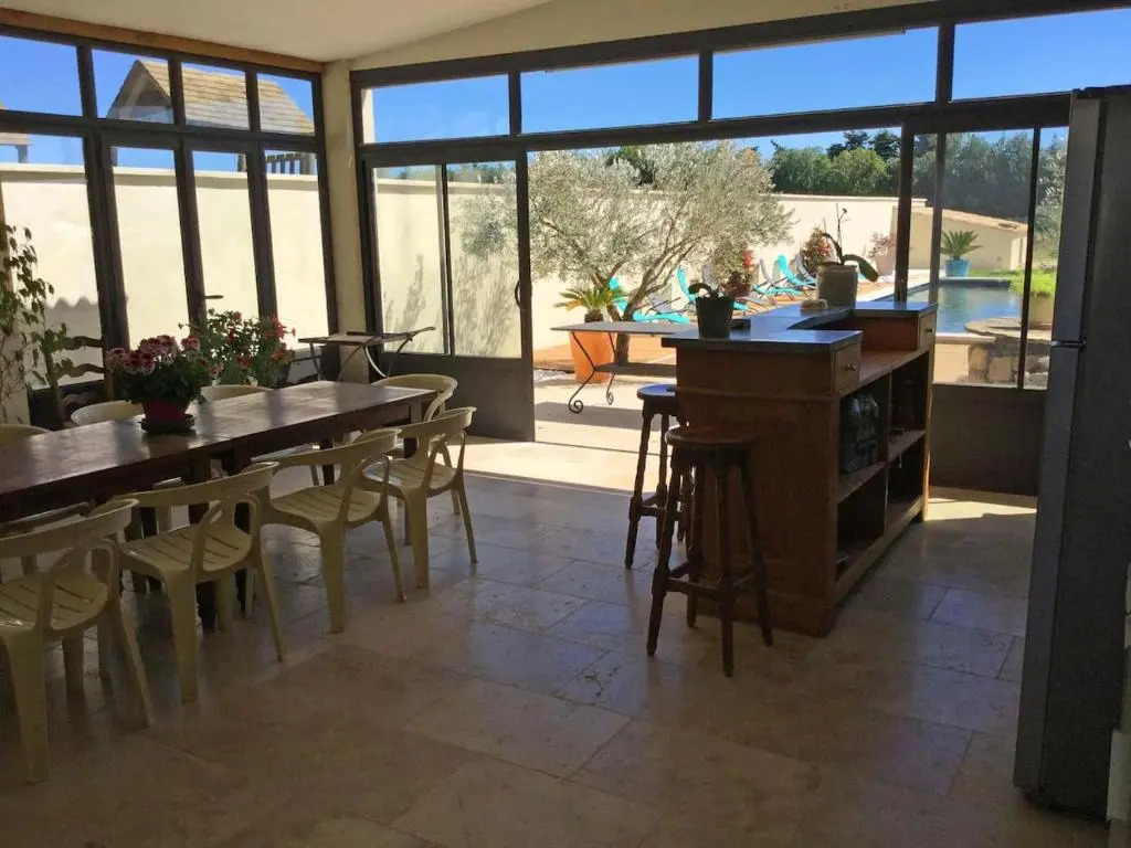 Grande Maison Familiale Avec Piscine Privée Et Climatisation, 10 Personnes, Très Grand Jardin, Située Aux Vignères, Proche de L'Isle Sur la Sorgue - Ls2-338 Gaugalino