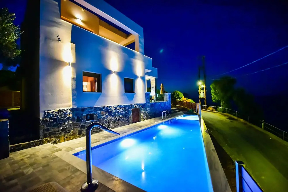 Sea Front Panorama Villa Private Pool