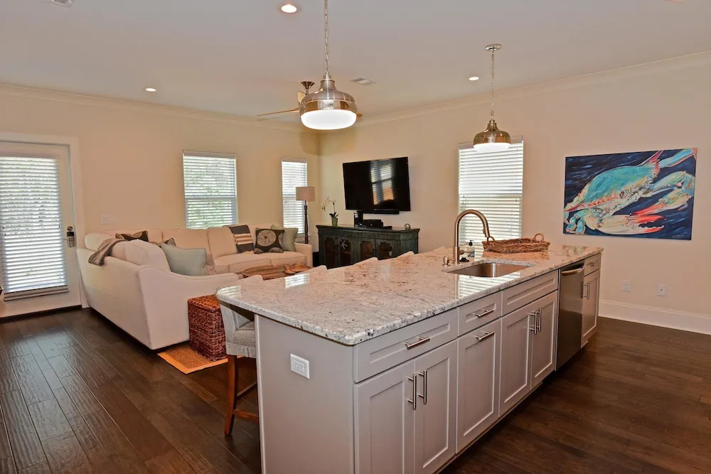 blue Pearl of 30a - Gulf Landing - Private Pool - Street Legal Golf Cart - Sleeps 10