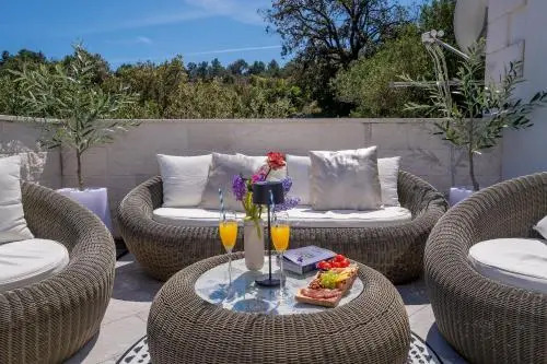 Uniquely designed Villa Ivana with outdoor Jacuzzi nearby the pebble Banje beach at the Island of Solta