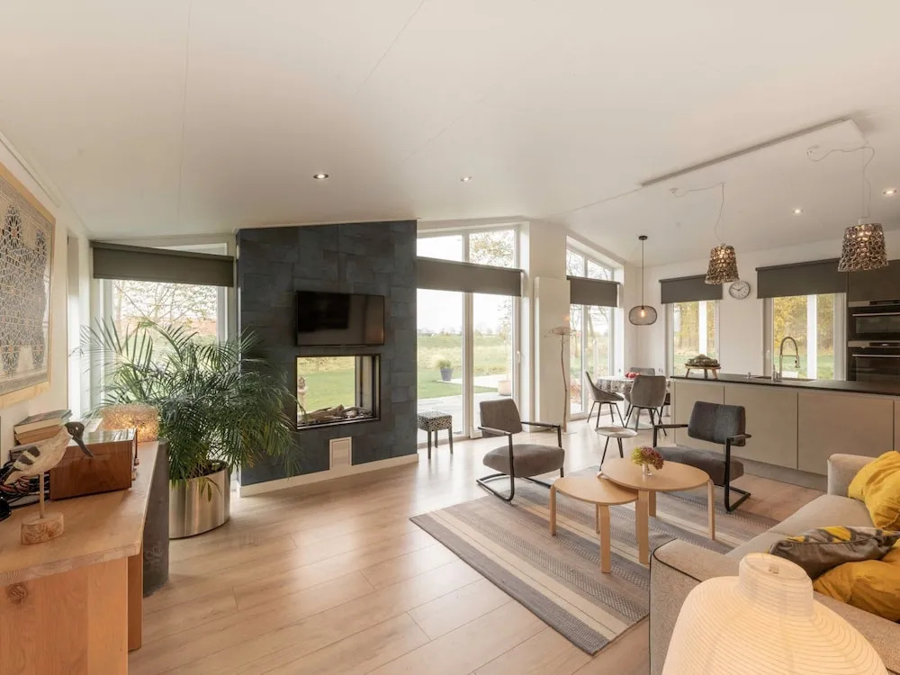 Chalet in Zeeland With Garden and Fireplace