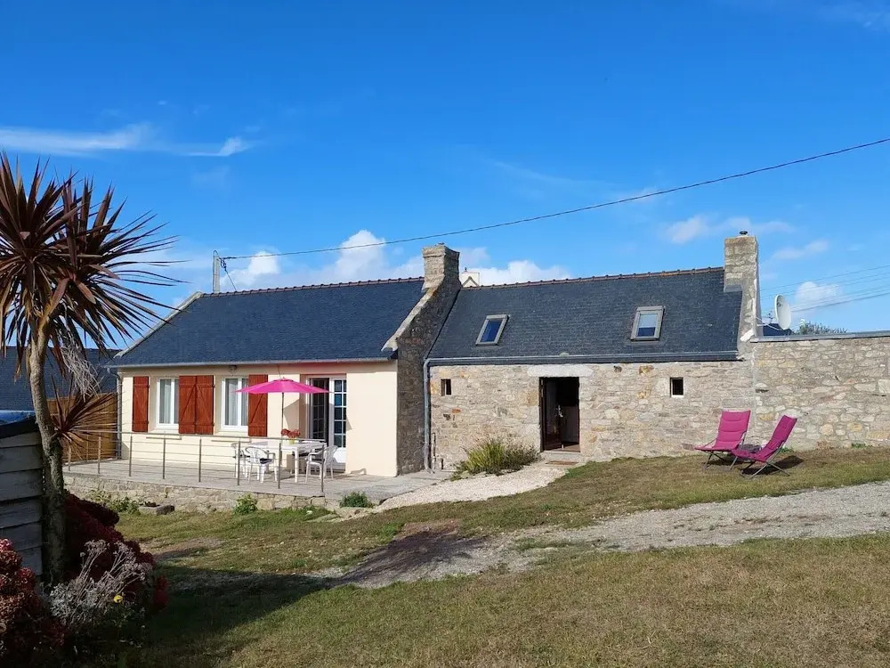 Stone House in Plouarzel near Sandy Beaches
