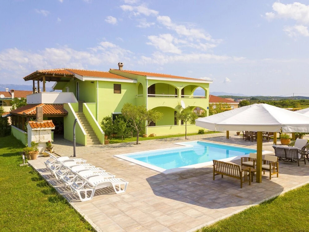 Apartment With 2 Bedrooms in Ljubac, With Wonderful sea View, Pool Acc