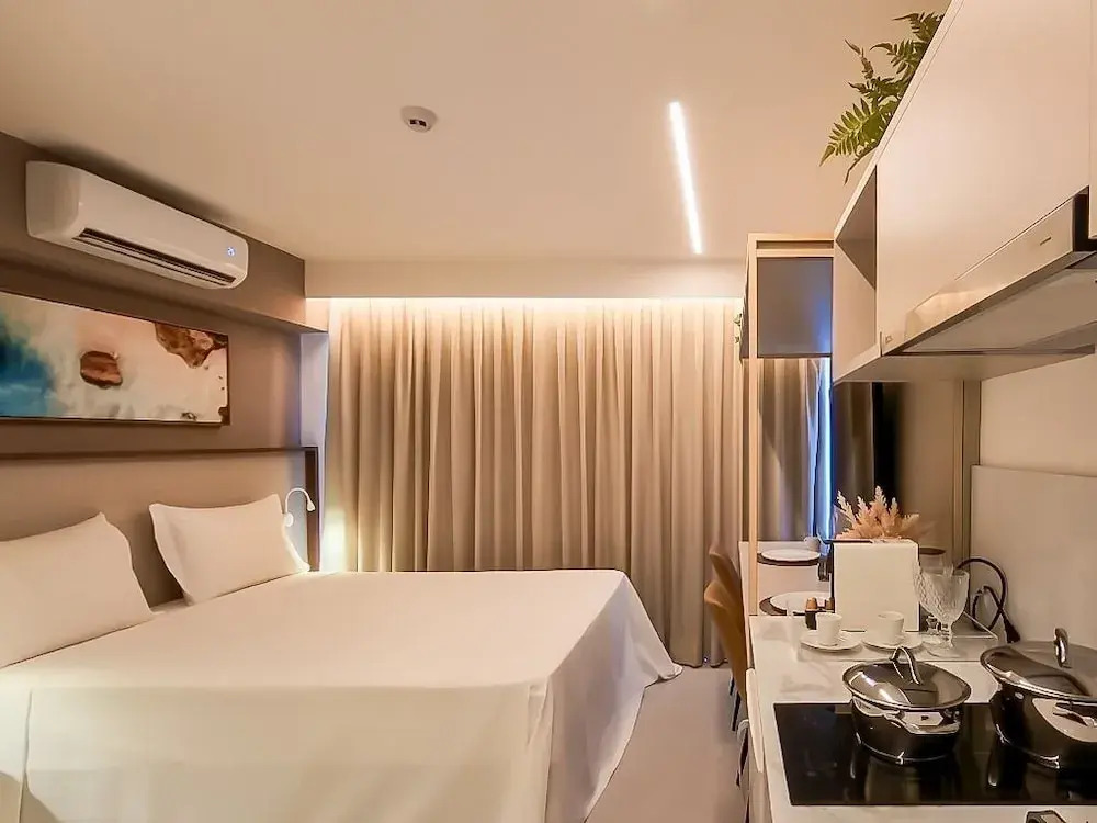 Restinga by Xtay - Studios com piscina e academia, pé na areia em João Pessoa