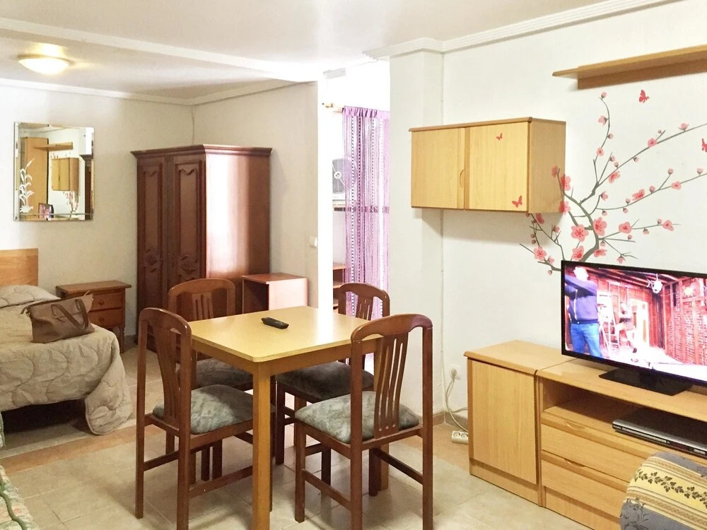 Studio in Torrevieja - Alicante, With Pool Access, Enclosed Garden and