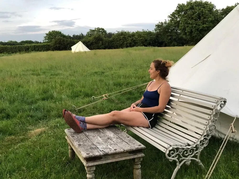 Foxglove Bell Tent in The Broads National Park