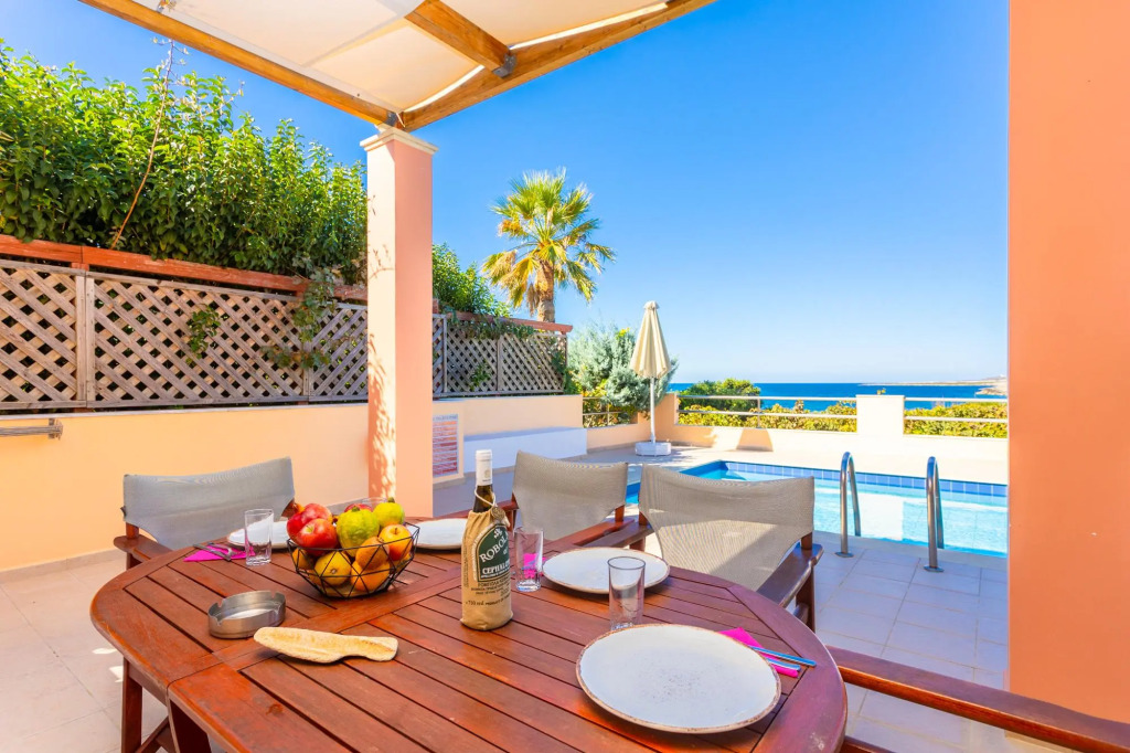Maria Beach House Large Private Pool Walk to Beach Sea Views A C Wifi - 2176