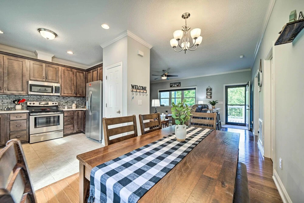 Striking Waynesville Home w/ Mtn Views & Deck