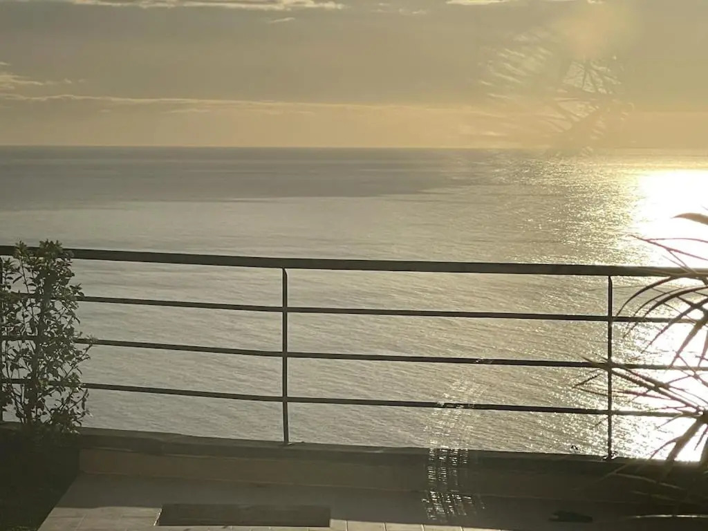 Luxury villa with private heated pool, garden and views of the sea and mountains