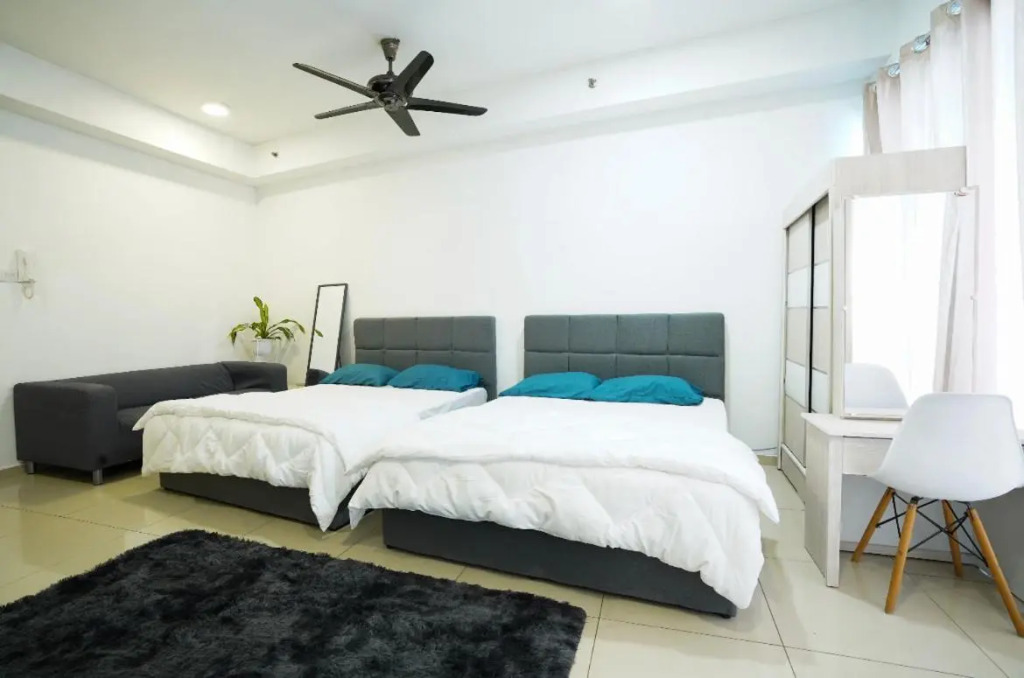 Homestay I City Cantik Tenang Wifi 4k Smart TV Netflix Coway Free Parking