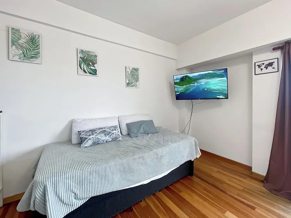 Cozy Studio on a High Floor with Panoramic Views in Villa Urquiza