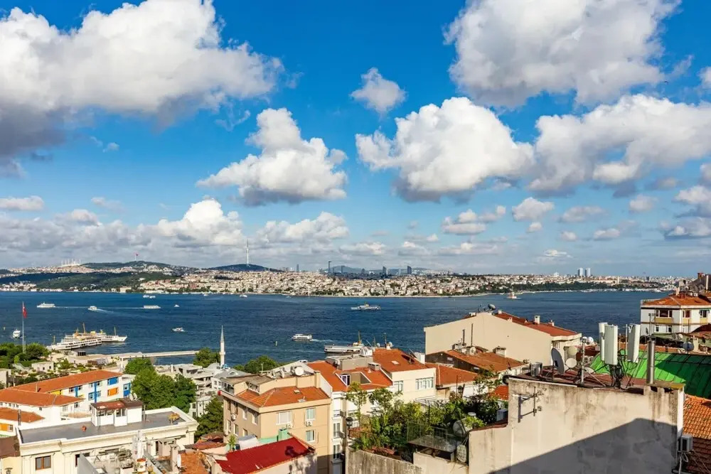 Central Apartment With Bosphorus View in Cihangir