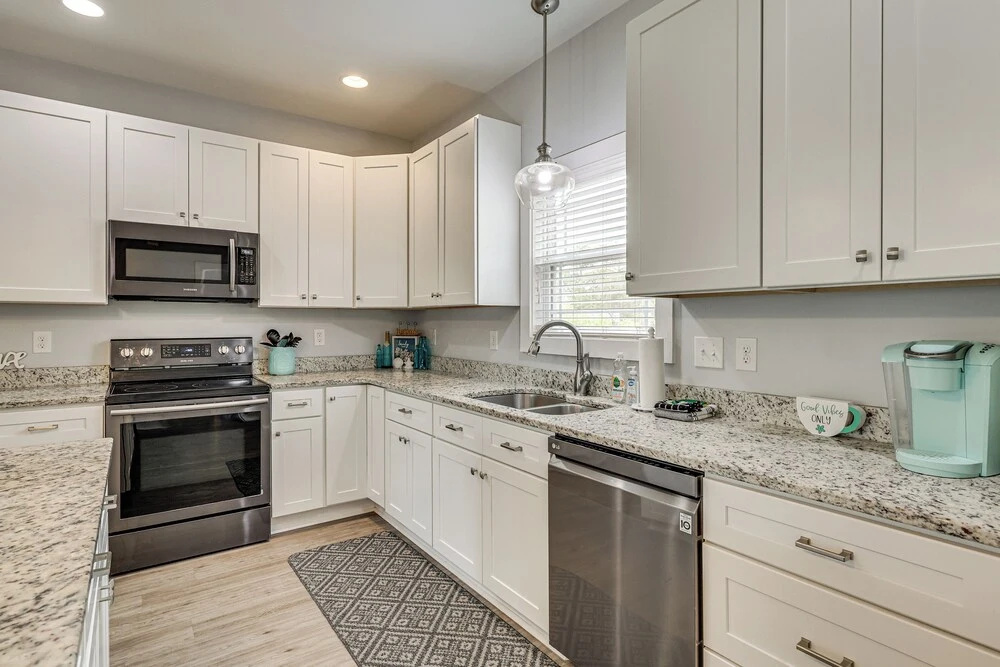 Deck & Games! Pet-friendly Oak Island Home