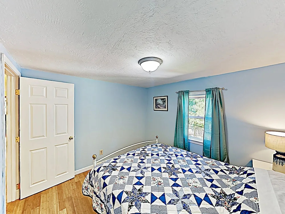 New Listing! Wooded W/ Firepit - Near Beach 4 Bedroom Home