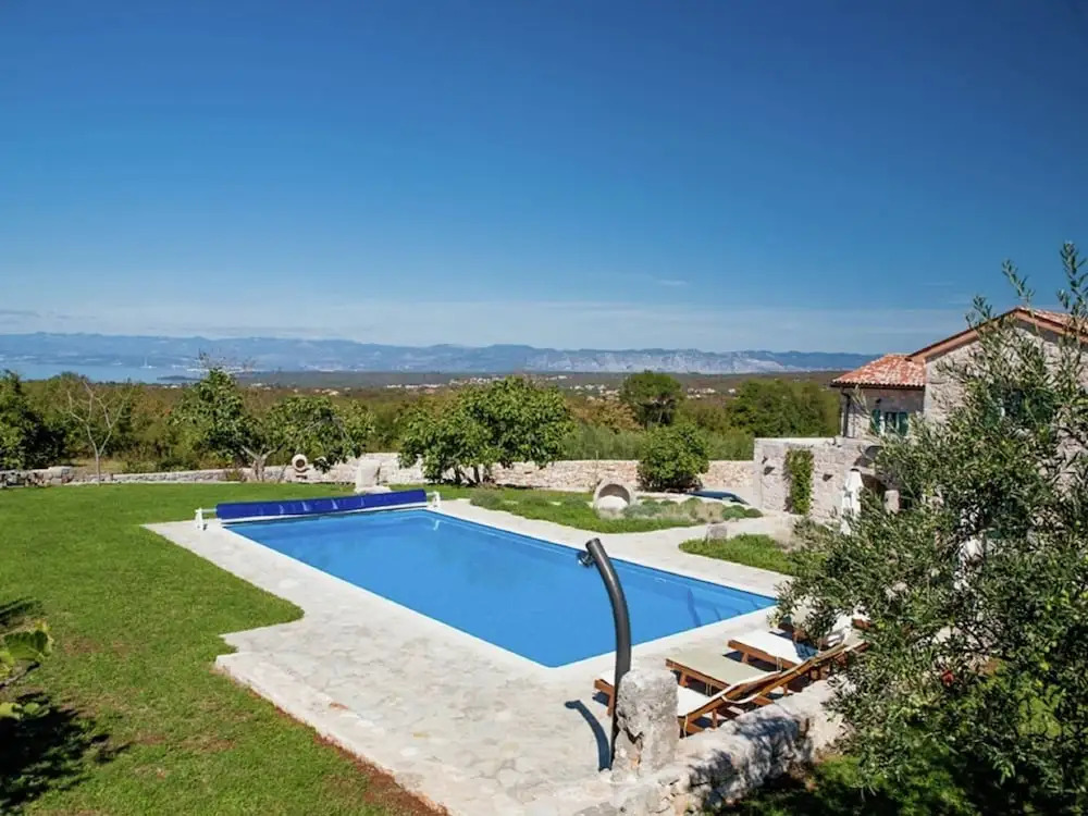 Villa on Krk with Pool and Outdoor Kitchen