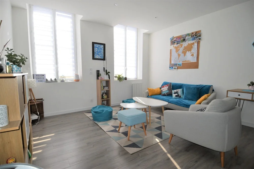 Appartement Moderne Avec Terrasse à 500m de la mer