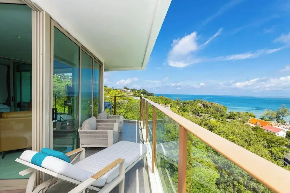 Modern Condo With Full sea View, 4 min Walk to Kamala Beach