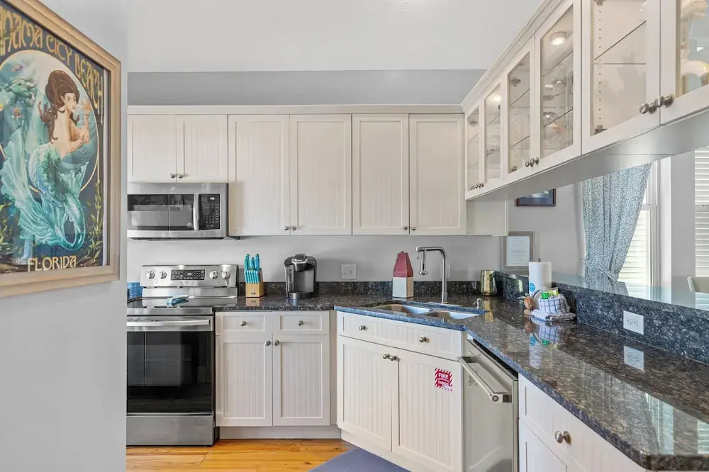Seafoam Beautiful 3BR Home With Heated Private Pool - 4 Min Walk to Beach!