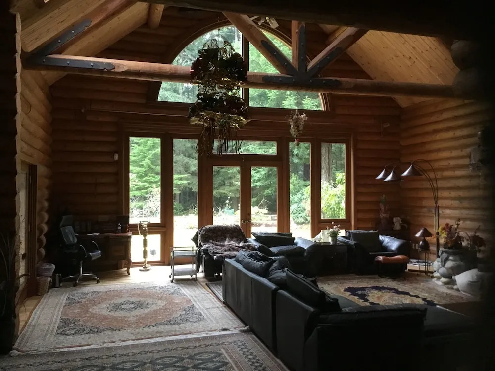 Redwood Log Cabin