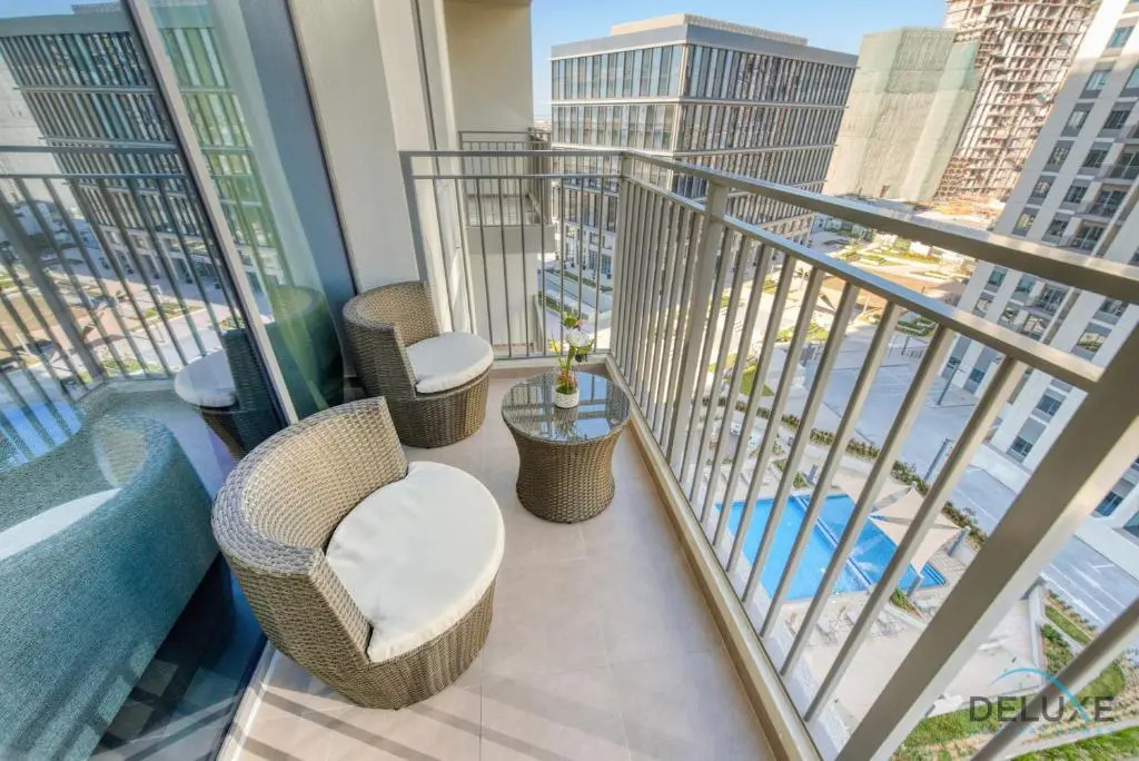 Welcoming 2-bedroom Apartment at Park Heights, Dubai Hills by Deluxe Holiday Homes