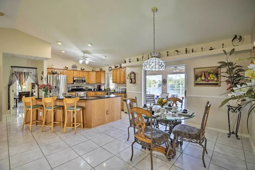 Canal-view Home w/ Lanai in Cape Coral!