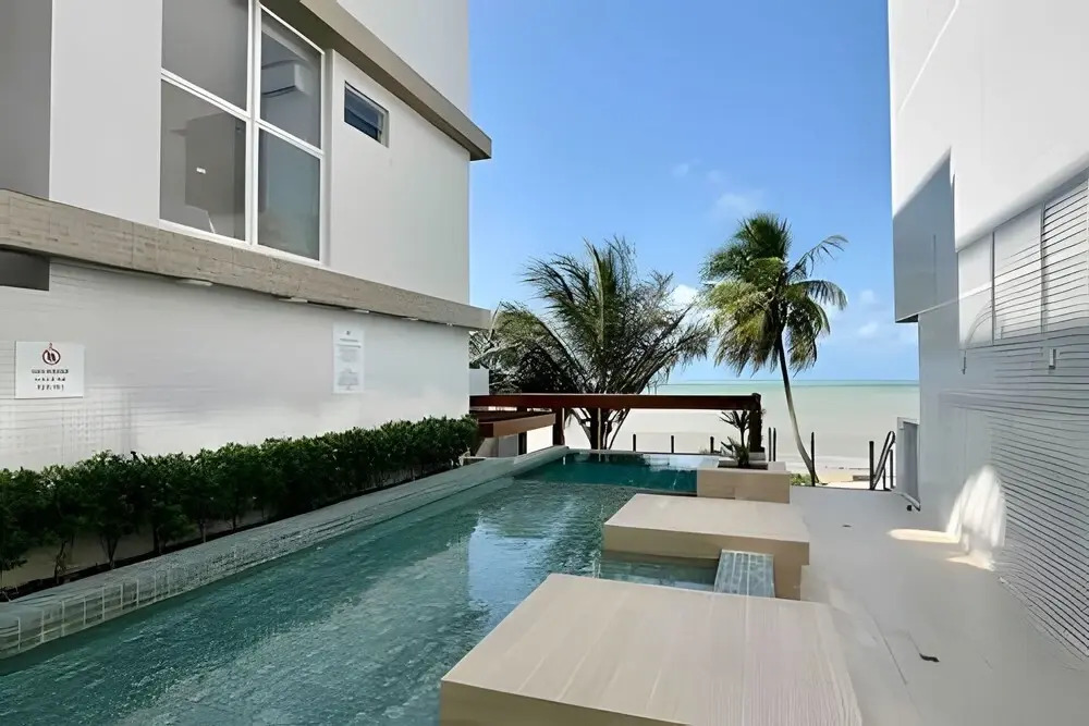 Flat pé na areia branco Haus My flats