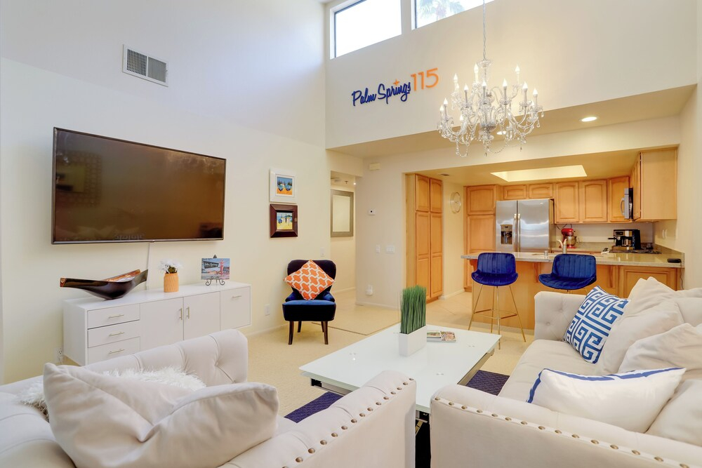 Resort Amenities: Updated Palm Springs Villa