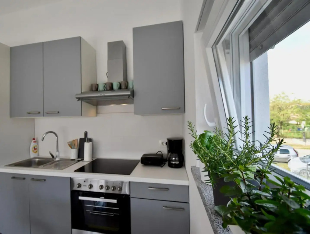 Bright and spacious apartment with grill ***