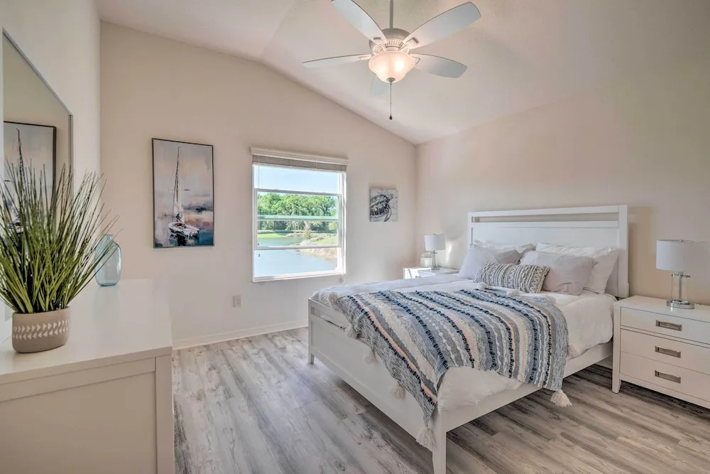 The Villages Retreat with Lanai and Lake Views