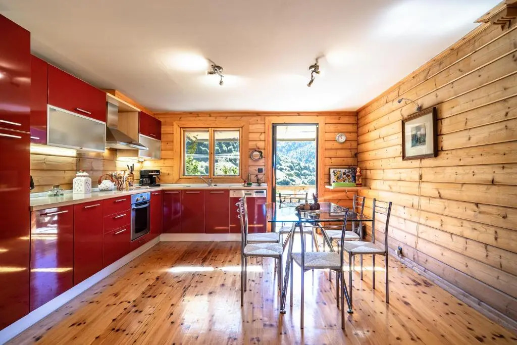 Luxury Chalet Villa on Mountain Top in Kalavryta with amazing view