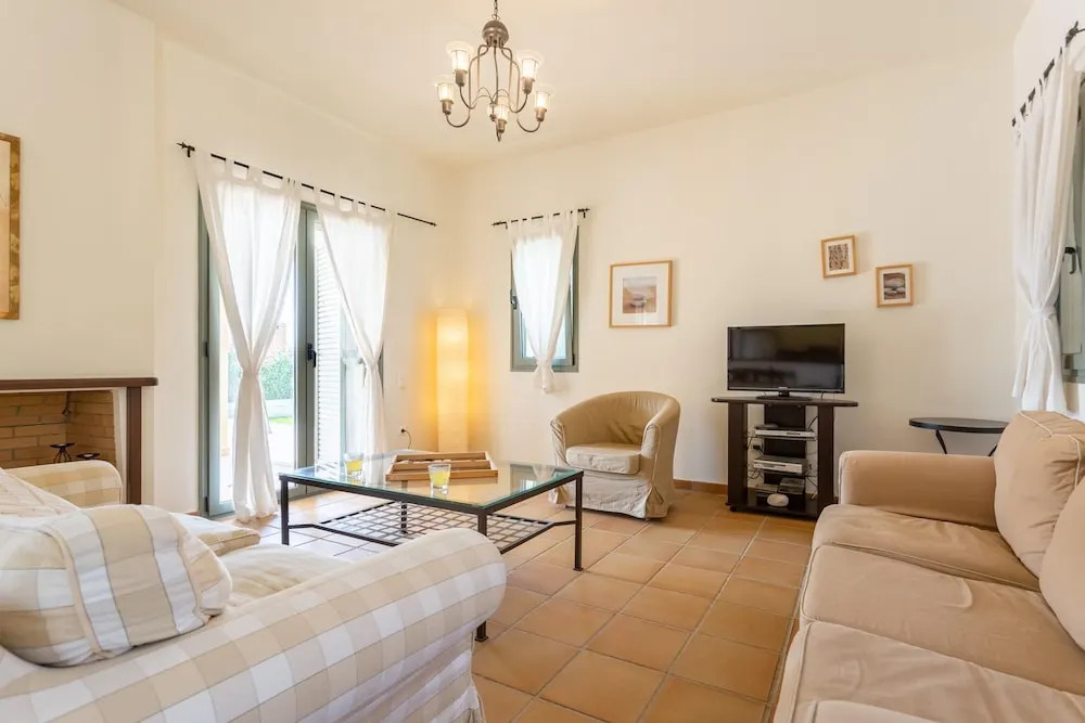Villa Katerina Large Private Pool Walk to Beach Sea Views A C Wifi Car Not Required - 1021