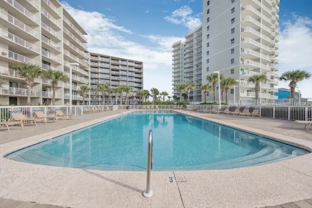 Tranquil Condo With Multiple Pools on White Sands