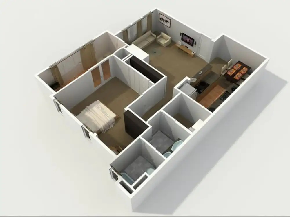 New Luxurious 1BR Apartment Heated Pool Spa Sauna