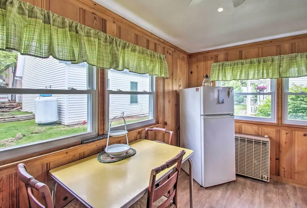 Beachfront Sebago Cottage w/ Deck + Grill!