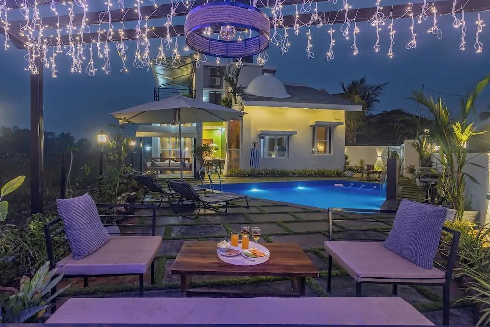 ELIVAAS Moonlit retreat 3 BHK with Pool