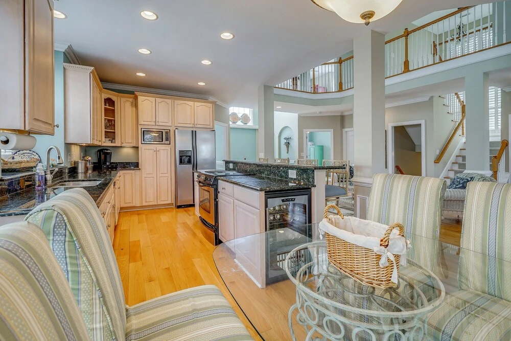 Walk to Beach! Spacious Surf City Escape