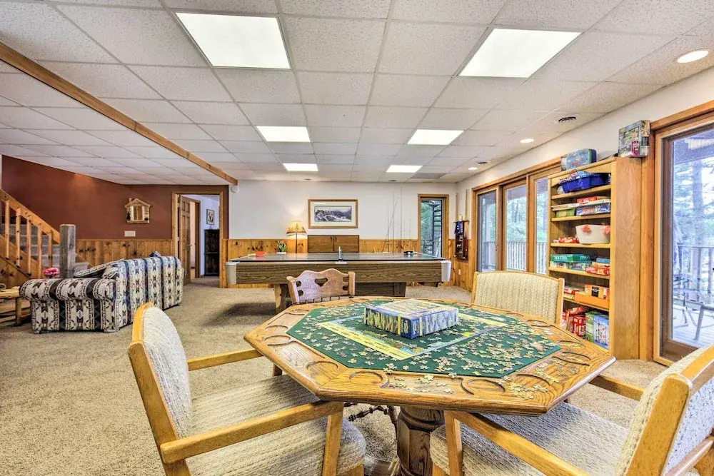 Waterfront Lake Tomahawk Cabin w/ Game Room!