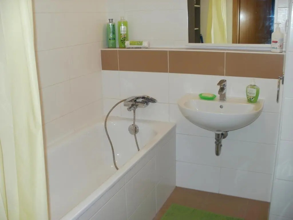 Garden apartment with garage in central Prague