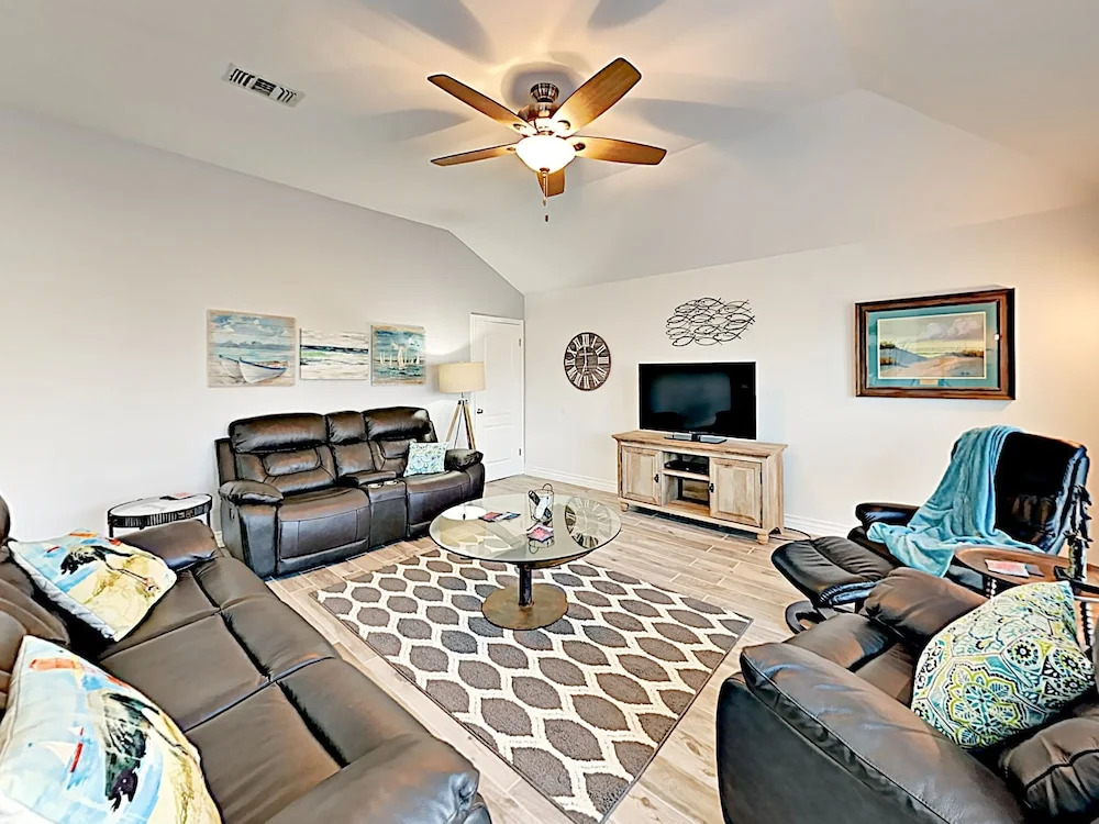 New Listing! Waterfront W/ Decks & Bay Views 4 Bedroom Home