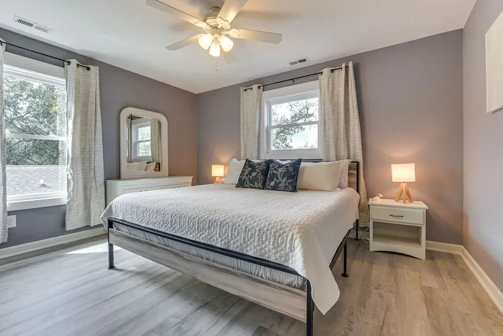 Oak Island Home w/ Pool: Walk to Long Beach!